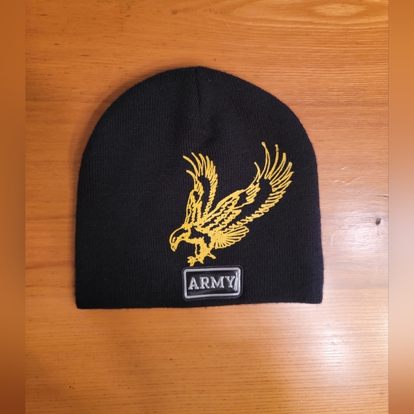 NWOT ARMY Black Winter Stocking Hat - Picture 1 of 3